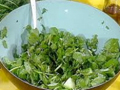 Салат из дулса и кресса водяного