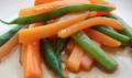 Морковь и зелёные бобы со сладко-острой заправкой